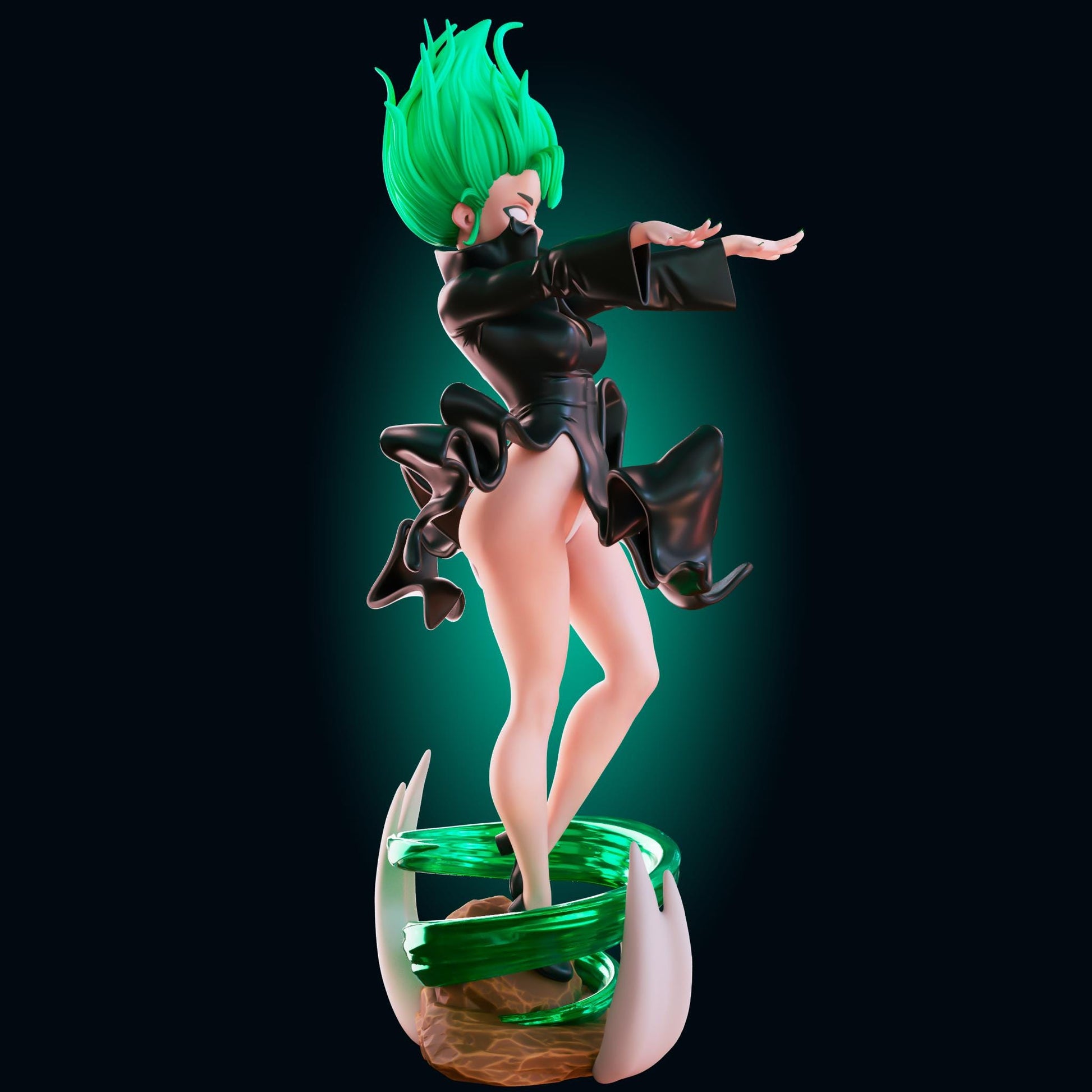 Psychic Girl Model Kit | 3D Resin Print Figurine | Officer Rhu