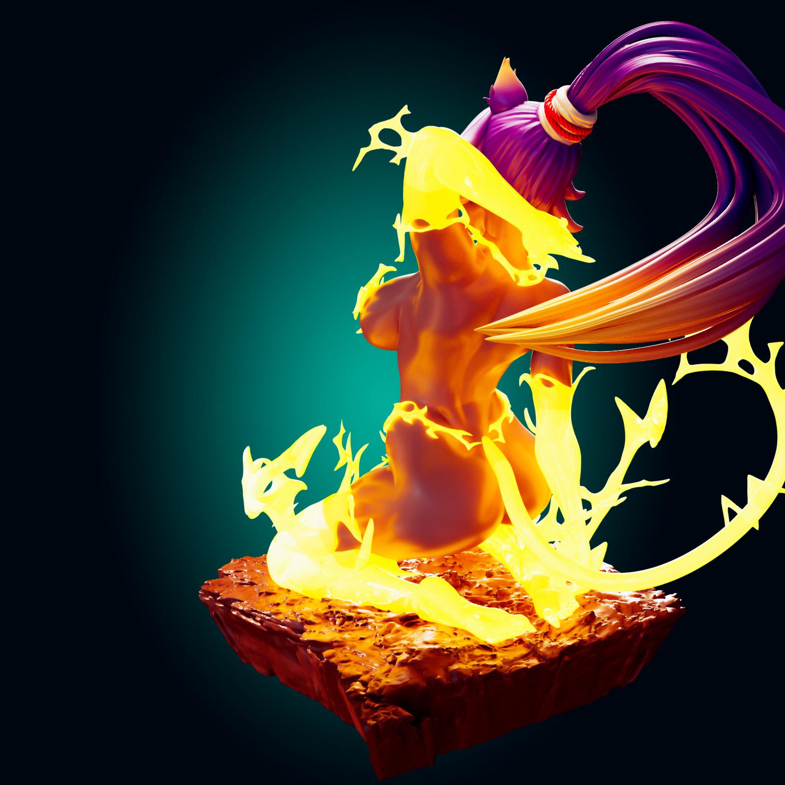 Lightning Cat Girl Model Kit | 3D Resin Print Figurine | Officer Rhu