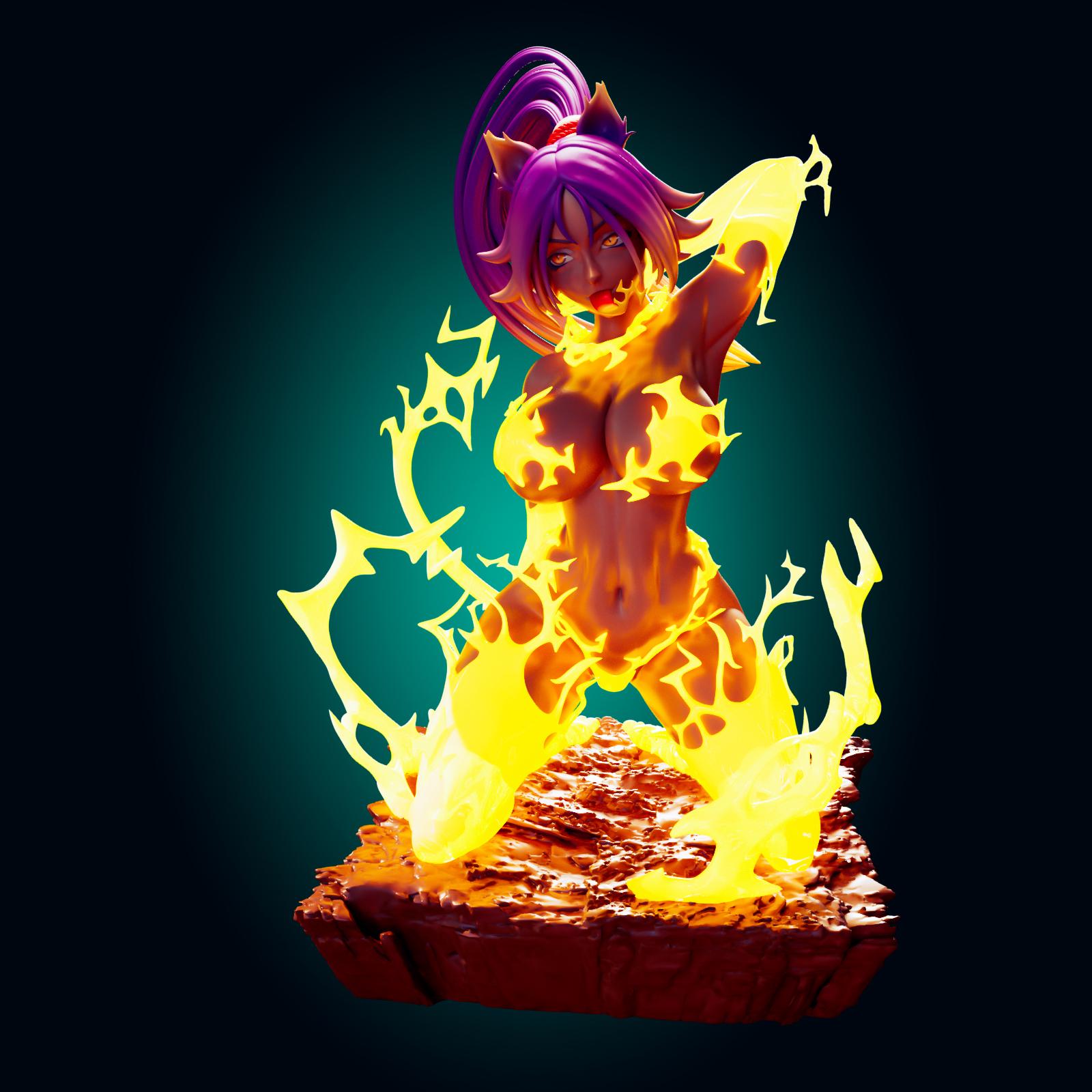 Lightning Cat Girl Model Kit | 3D Resin Print Figurine | Officer Rhu
