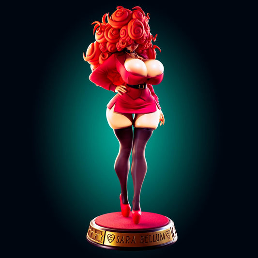 Secretary Pin Up Model Kit | 3D Resin Print Figurine | Officer Rhu