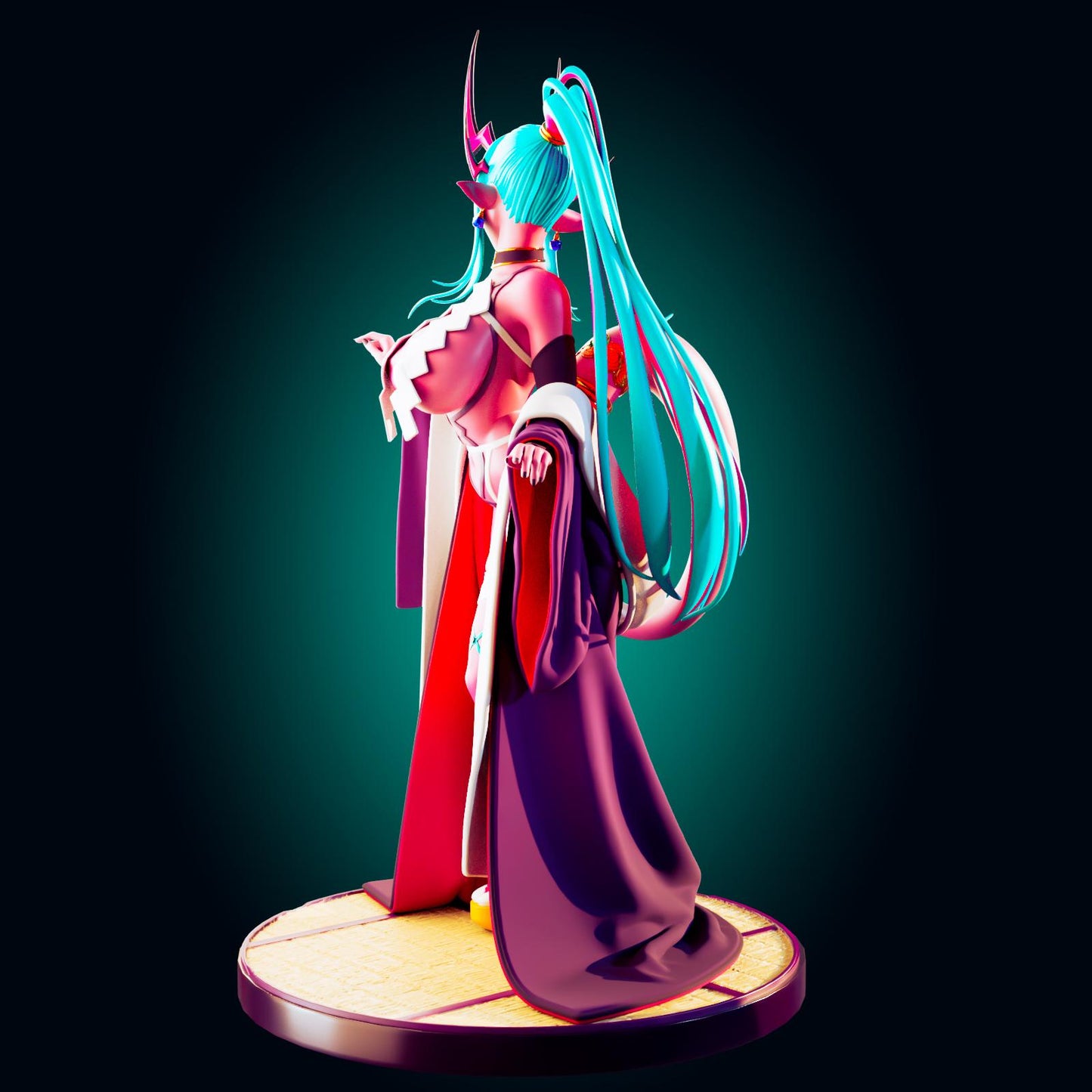 Spirit Maiden Pin Up Model Kit | 3D Resin Print Figurine | Officer Rhu