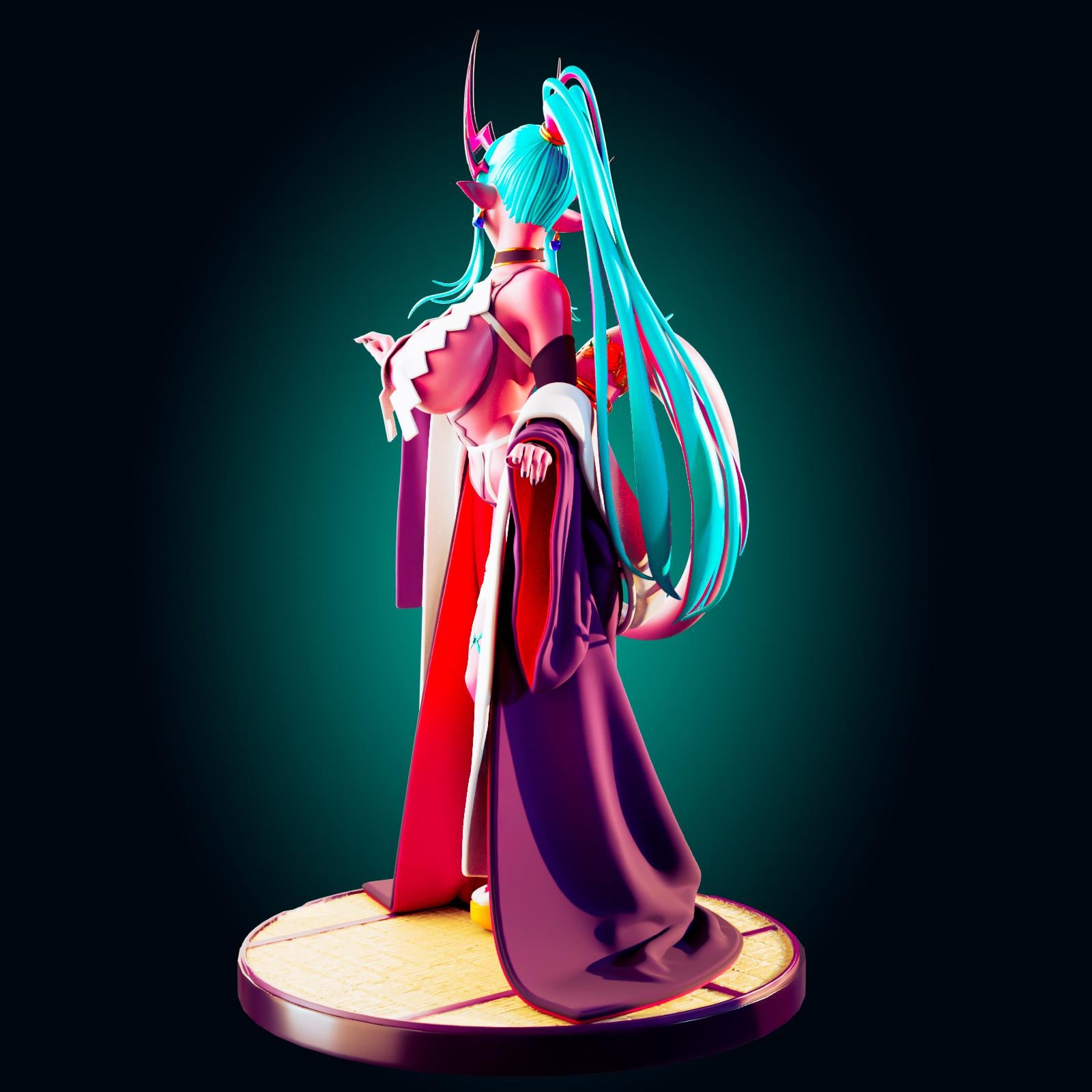 Spirit Maiden Pin Up Model Kit | 3D Resin Print Figurine | Officer Rhu