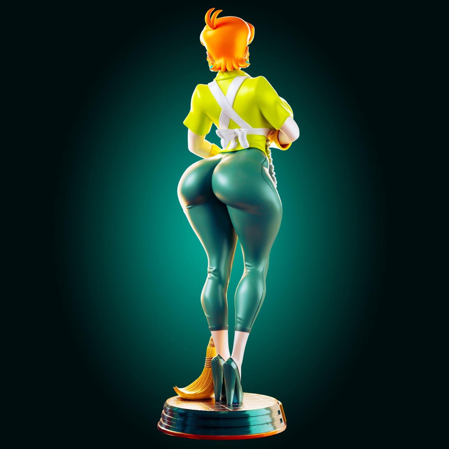 Dexter's Mom Pin Up Model Kit | 3D Resin Print Figurine | Officer Rhu