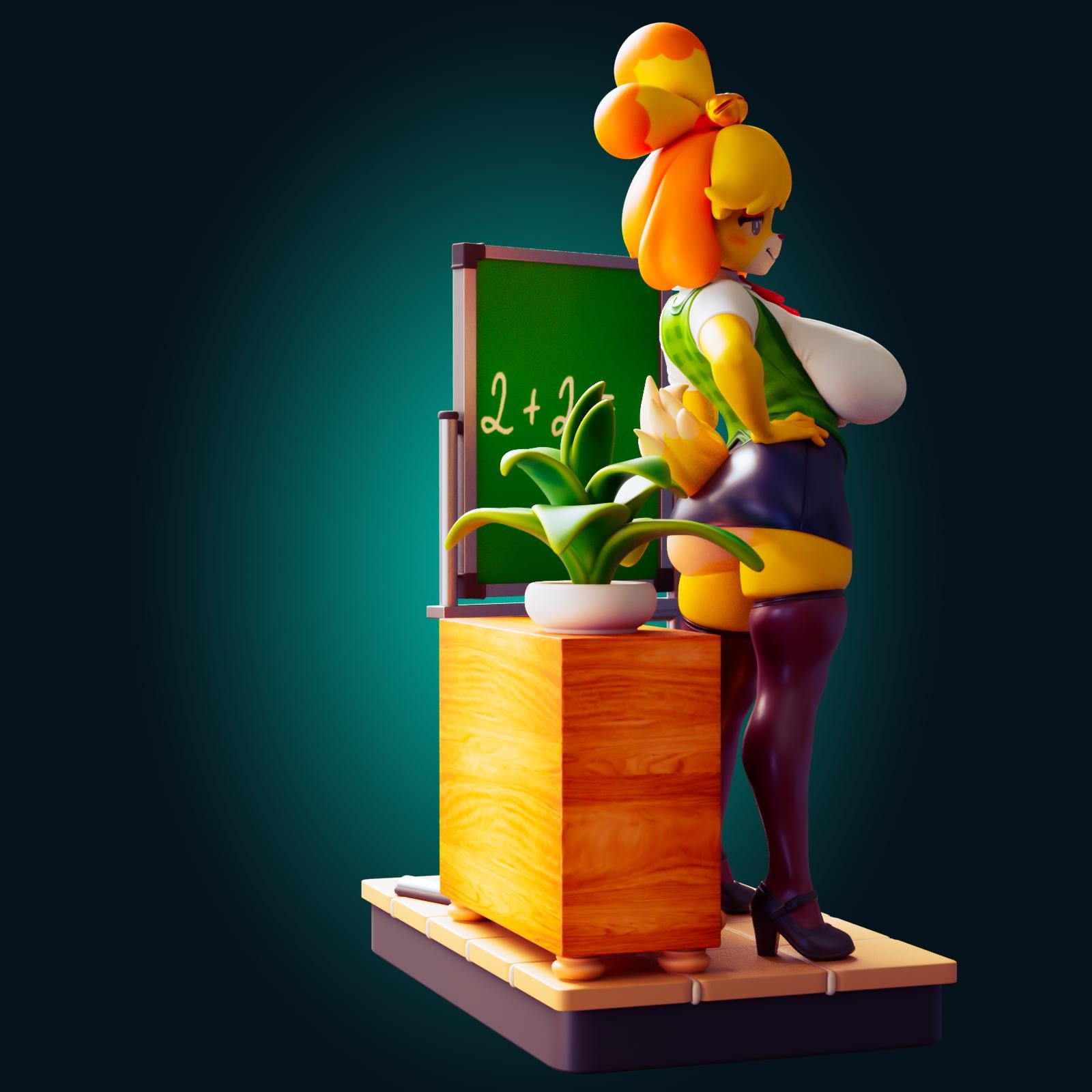 Isabelle Inspired Model Kit | 3D Resin Print Figurine | Officer Rhu