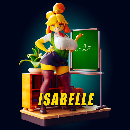 Isabelle Inspired Model Kit | 3D Resin Print Figurine | Officer Rhu
