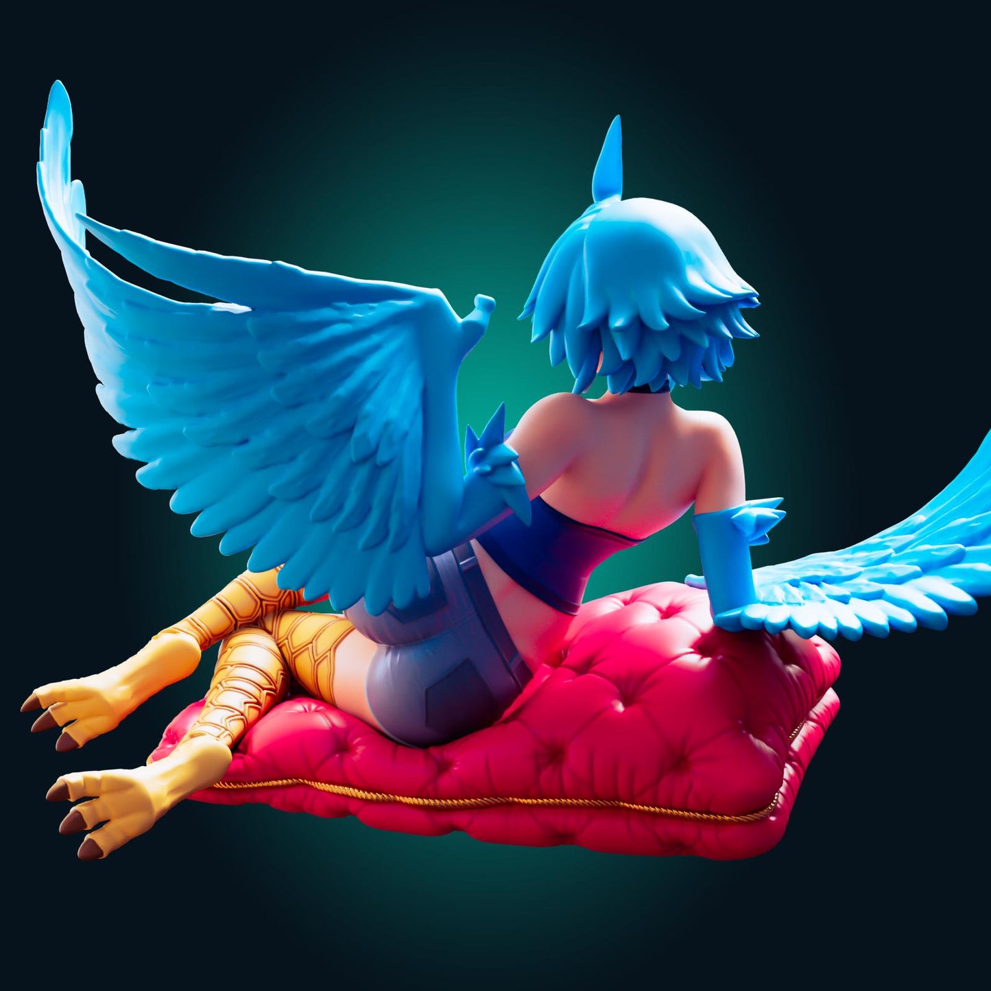 Harpy Girl Model Kit | 3D Resin Print Figurine | Officer Rhu