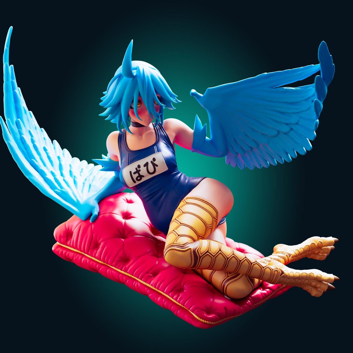 Harpy Girl Model Kit | 3D Resin Print Figurine | Officer Rhu