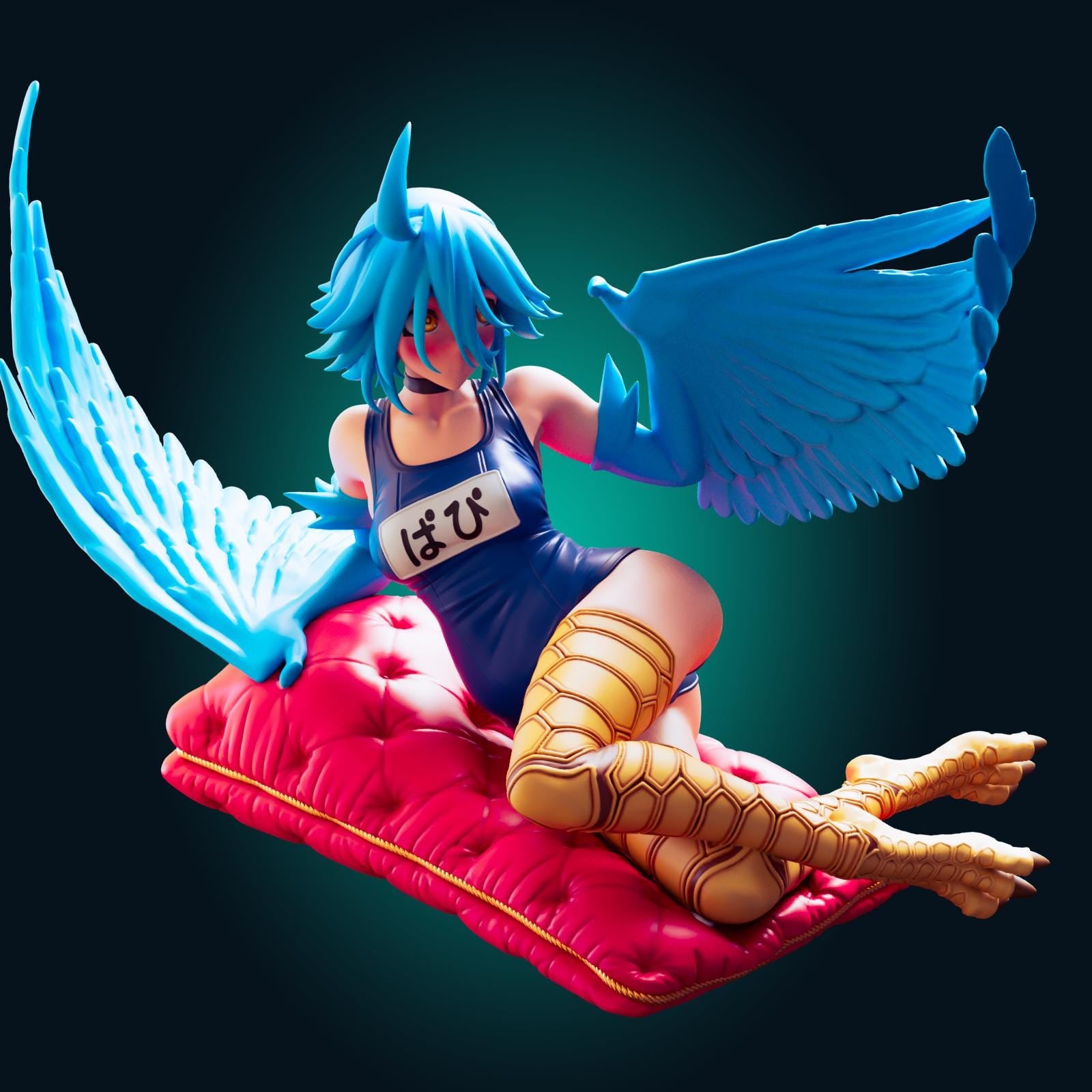 Harpy Girl Model Kit | 3D Resin Print Figurine | Officer Rhu