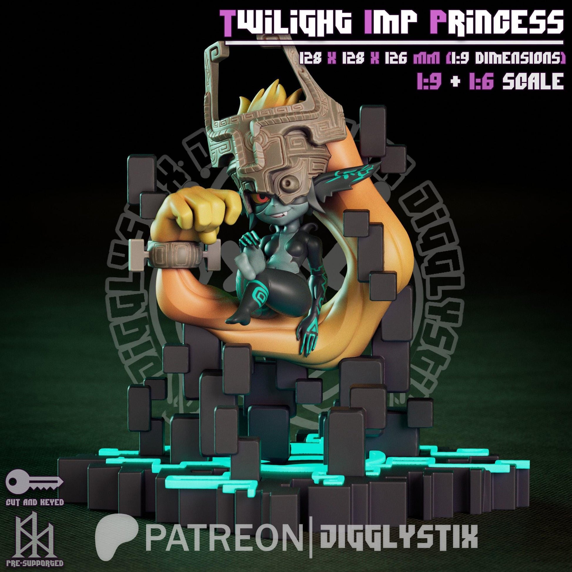 Twilight Imp Princess Pin Up Model Kit | Jigglystix