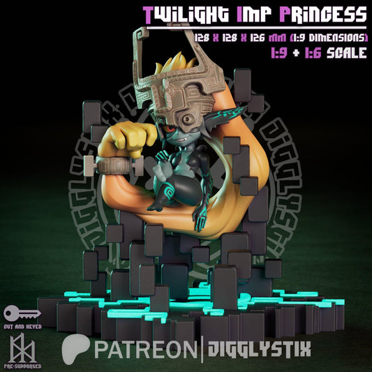 Twilight Imp Princess Pin Up Model Kit | Jigglystix