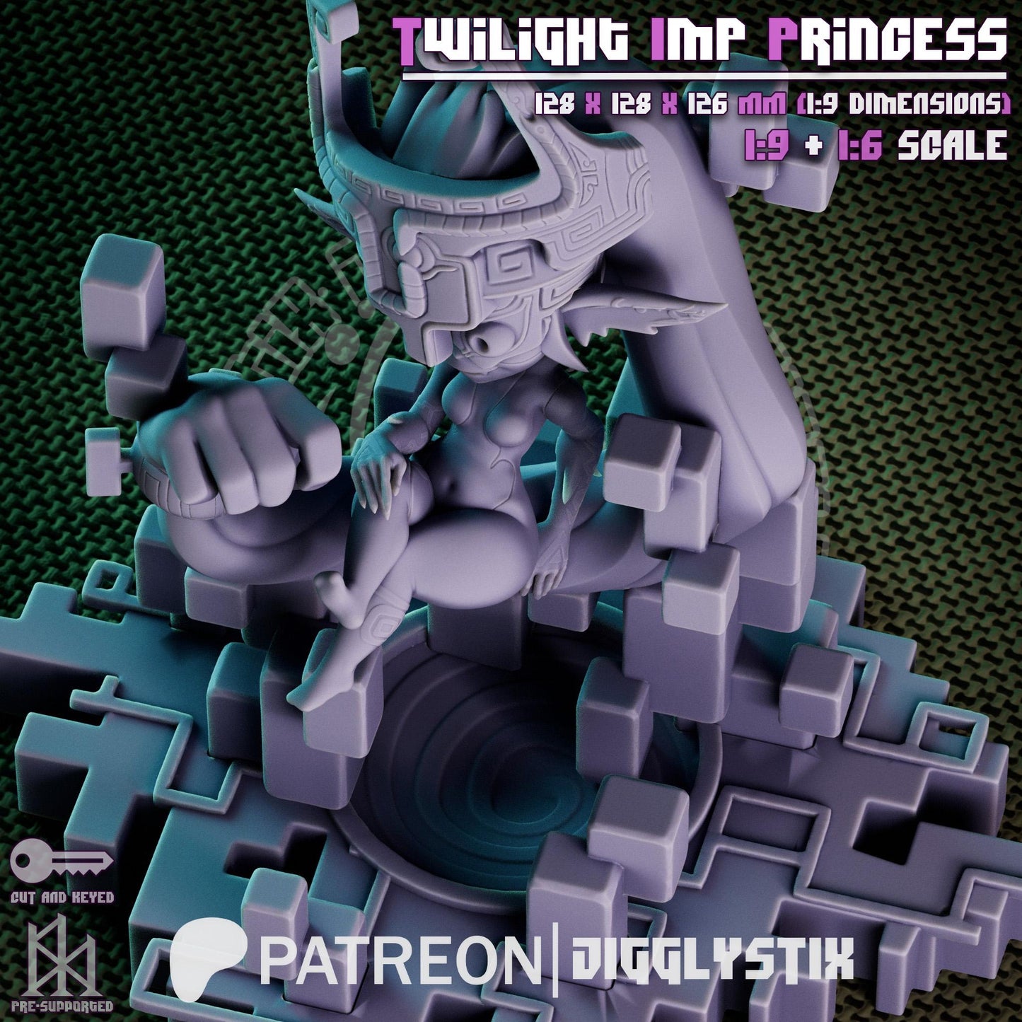 Twilight Imp Princess Pin Up Model Kit | Jigglystix
