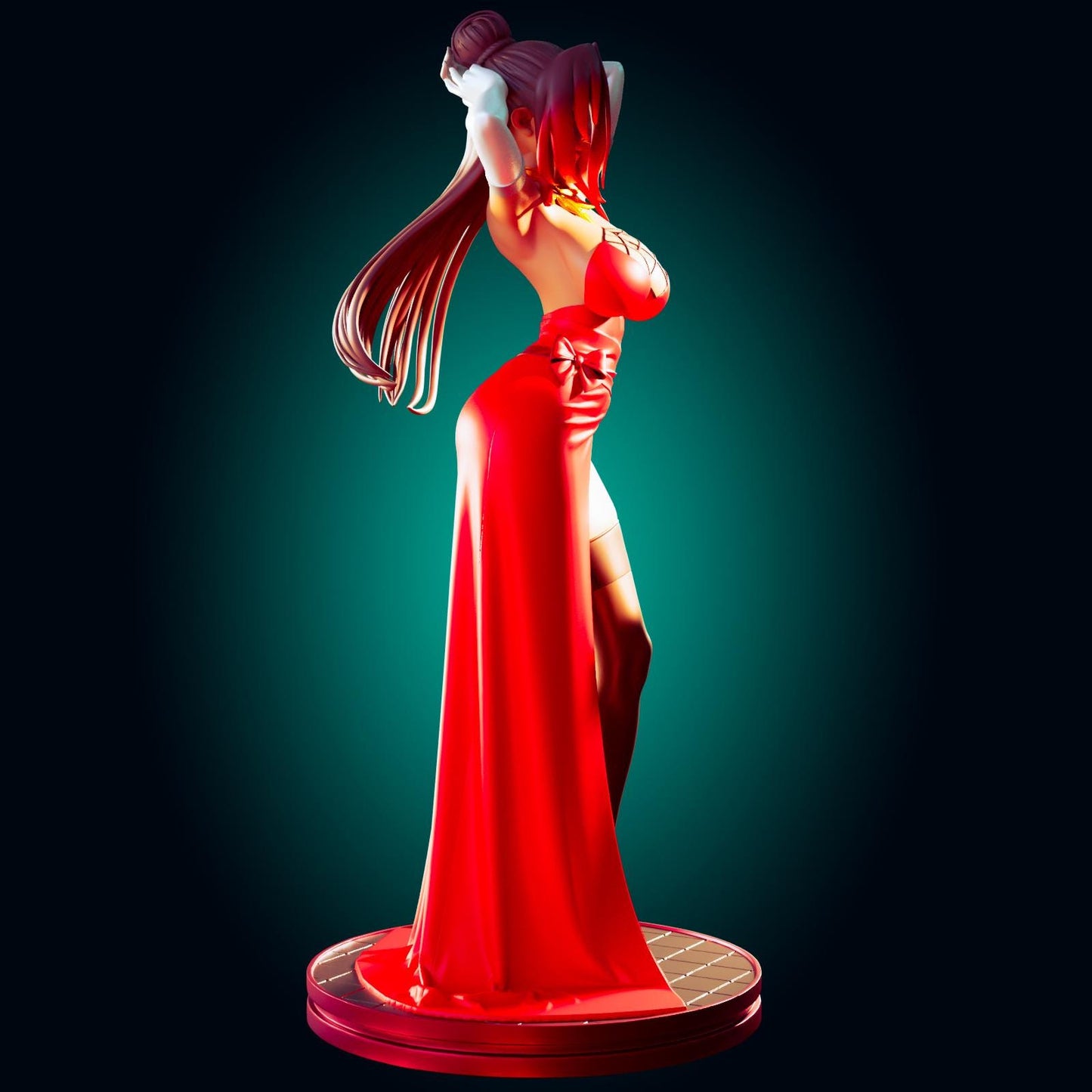 Konosuba Inspired Sylvia Model Kit | 3D Resin Print Figurine | Officer Rhu