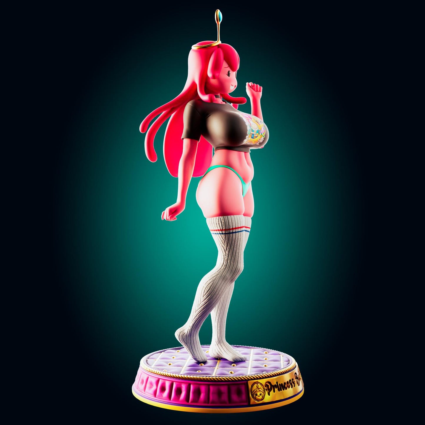 Pink Princess Model Kit | 3D Resin Print Figurine | Officer Rhu