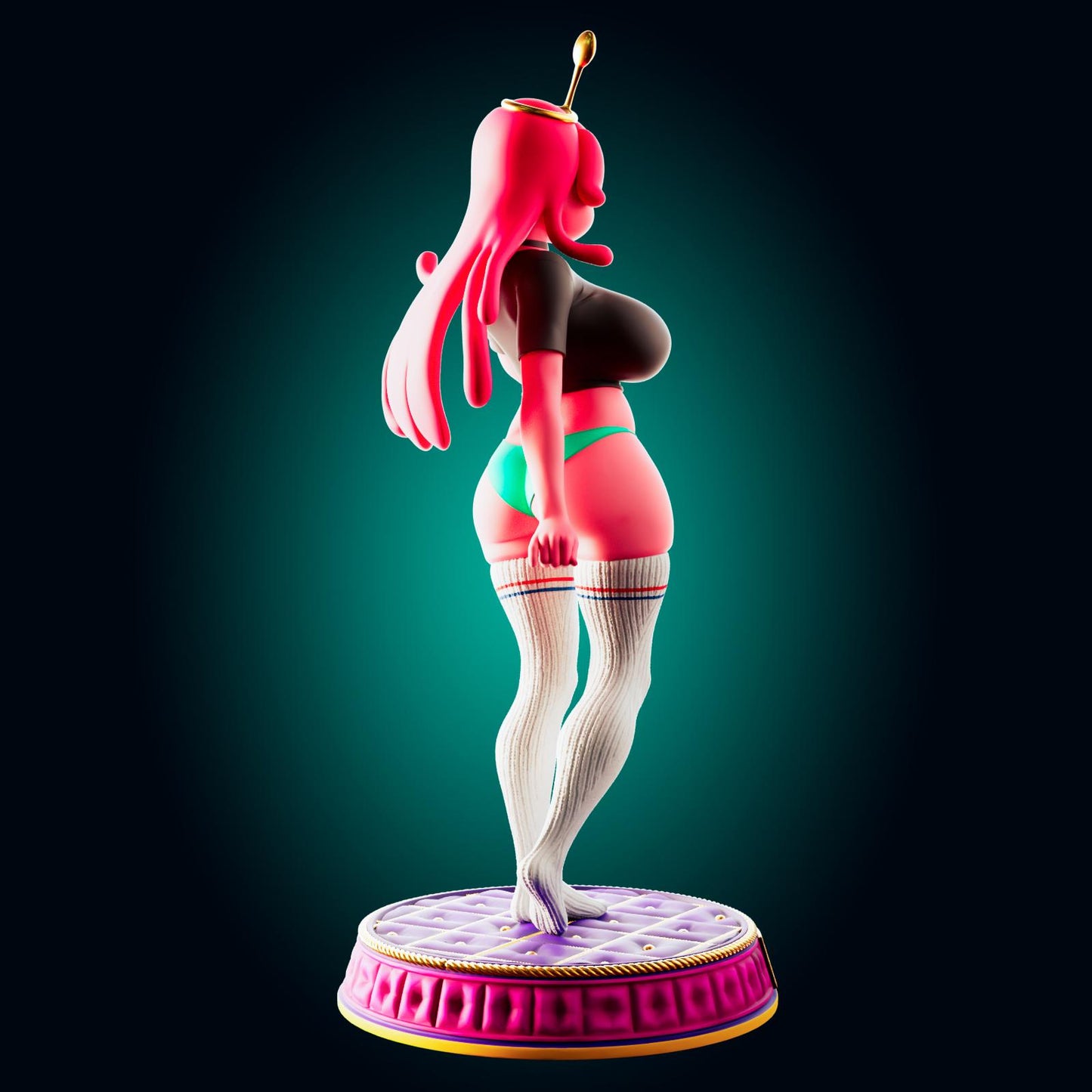 Pink Princess Model Kit | 3D Resin Print Figurine | Officer Rhu