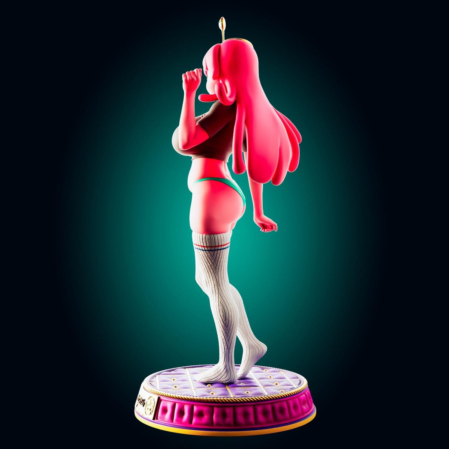 Pink Princess Model Kit | 3D Resin Print Figurine | Officer Rhu