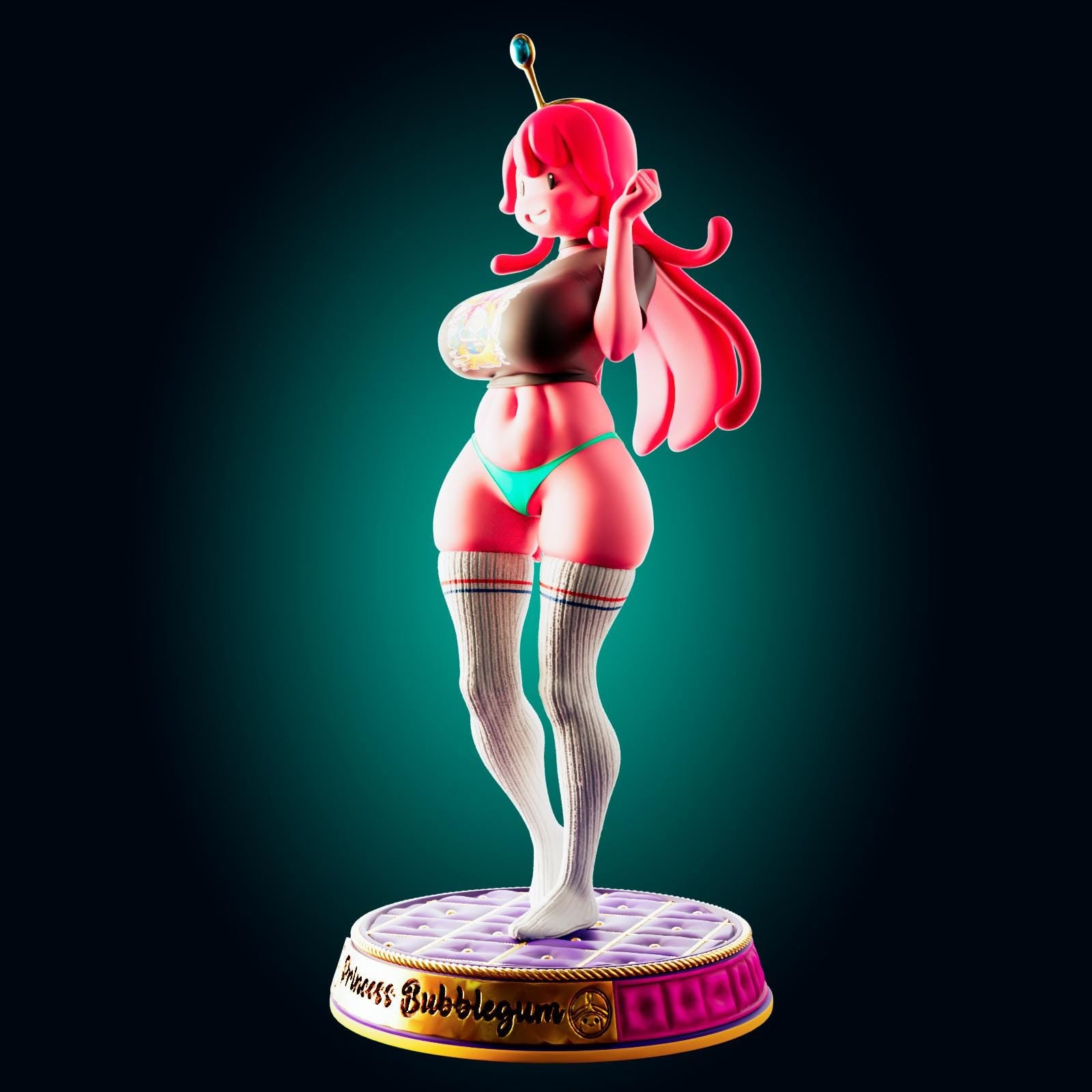 Pink Princess Model Kit | 3D Resin Print Figurine | Officer Rhu