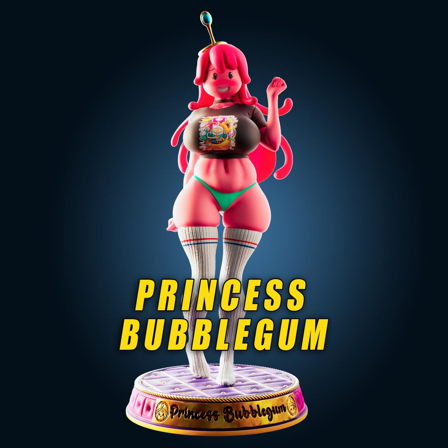Pink Princess Model Kit | 3D Resin Print Figurine | Officer Rhu