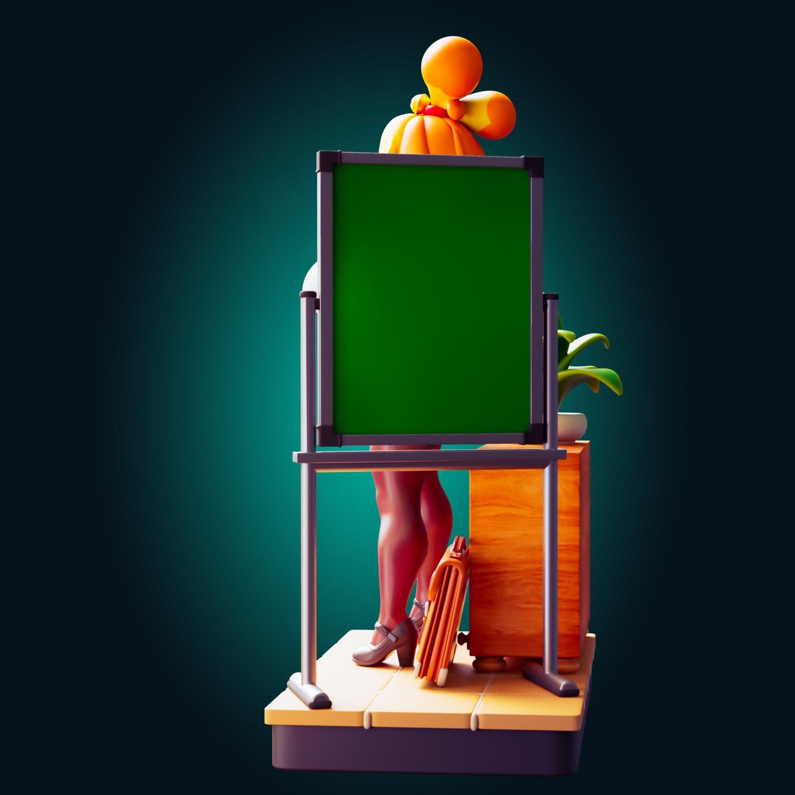 Isabelle Inspired Model Kit | 3D Resin Print Figurine | Officer Rhu