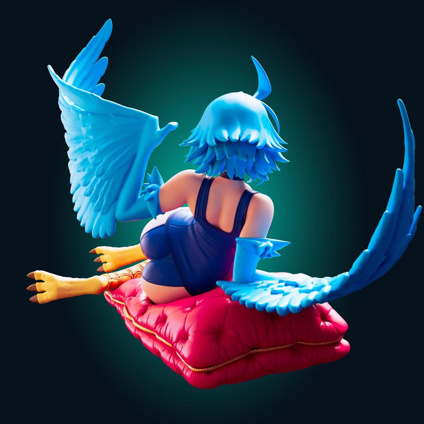 Harpy Girl Model Kit | 3D Resin Print Figurine | Officer Rhu