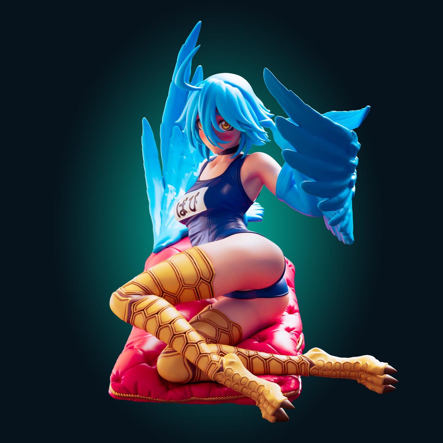 Harpy Girl Model Kit | 3D Resin Print Figurine | Officer Rhu