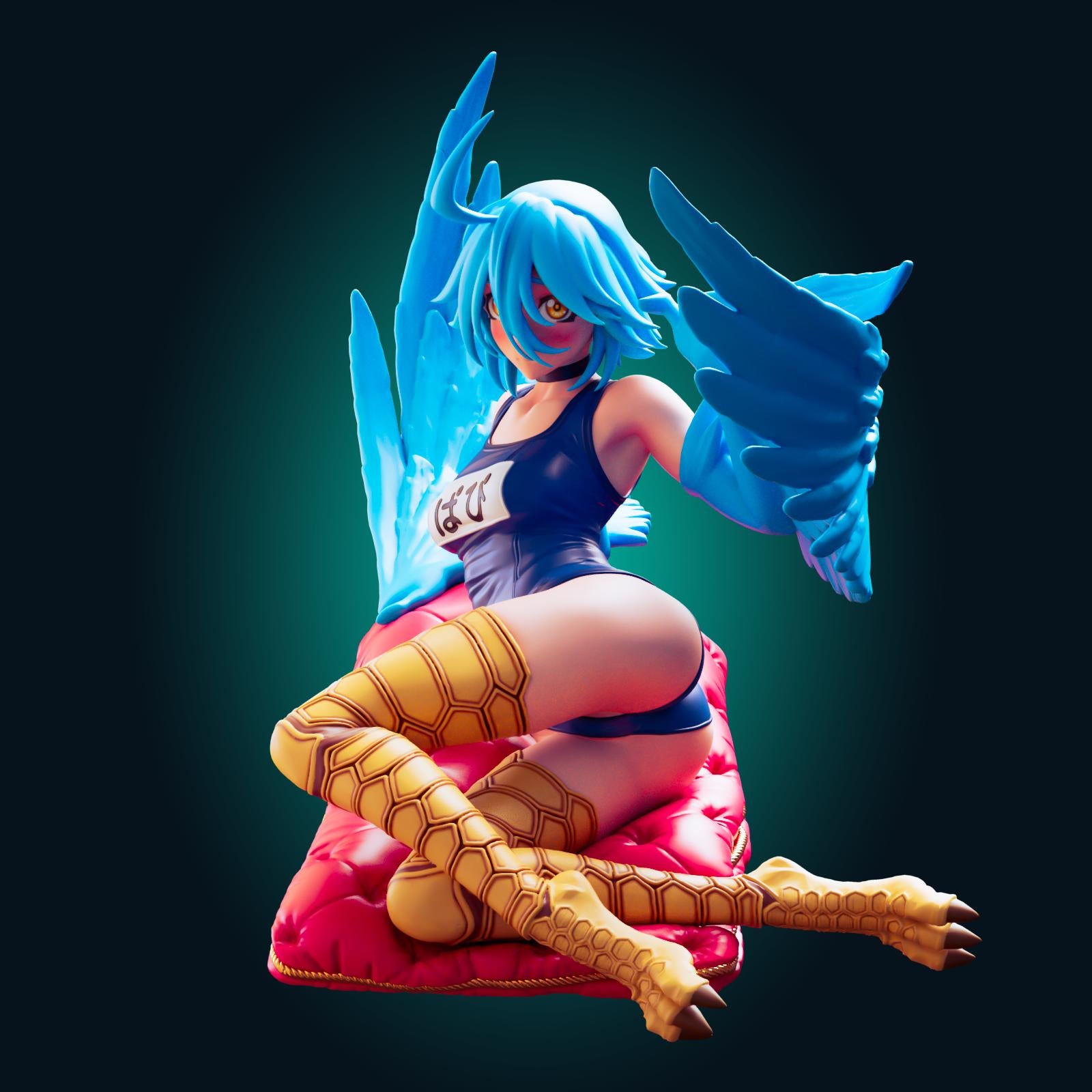 Harpy Girl Model Kit | 3D Resin Print Figurine | Officer Rhu