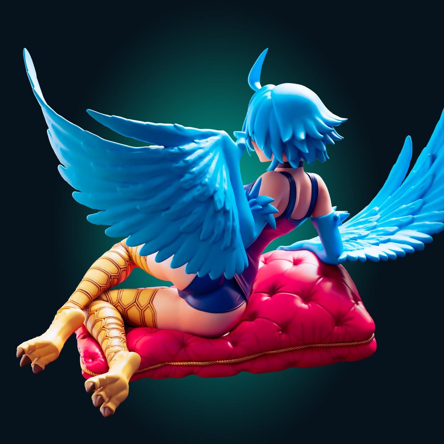Harpy Girl Model Kit | 3D Resin Print Figurine | Officer Rhu