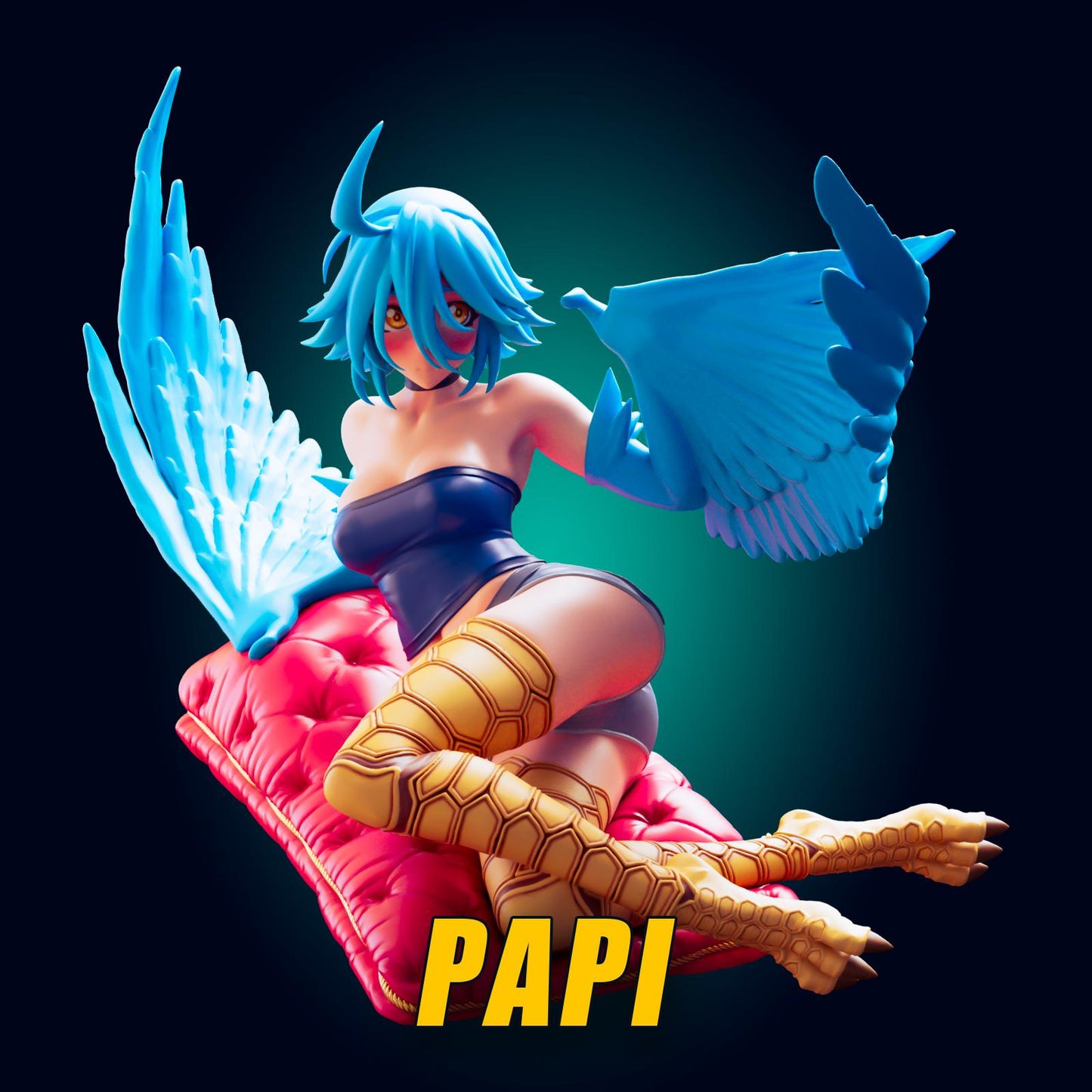 Harpy Girl Model Kit | 3D Resin Print Figurine | Officer Rhu