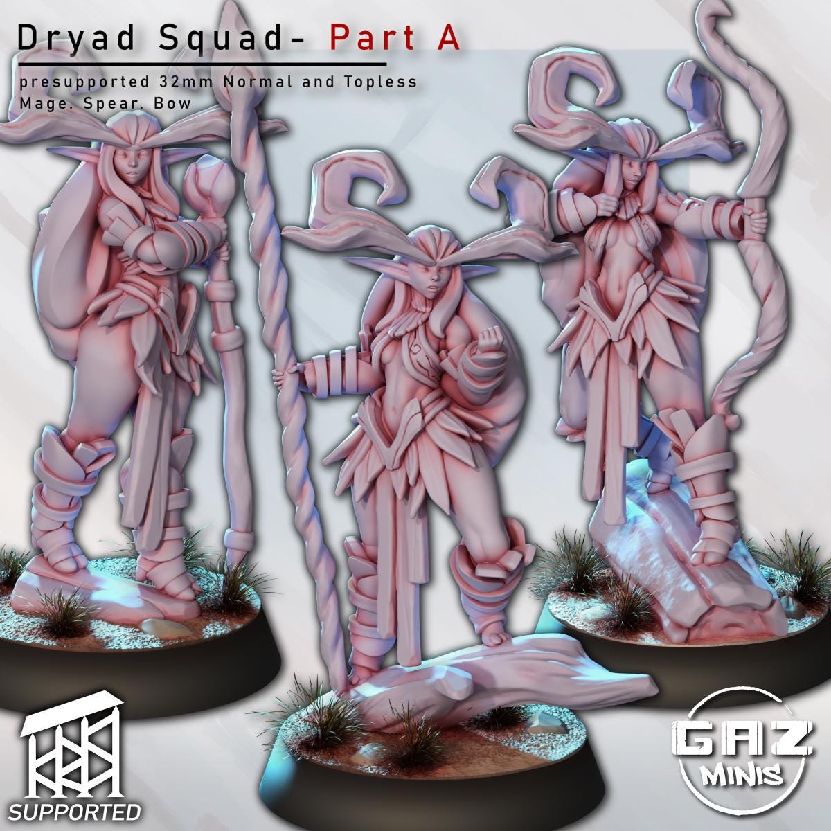 Dryad Squad Miniature Bundle | Gaz Minis