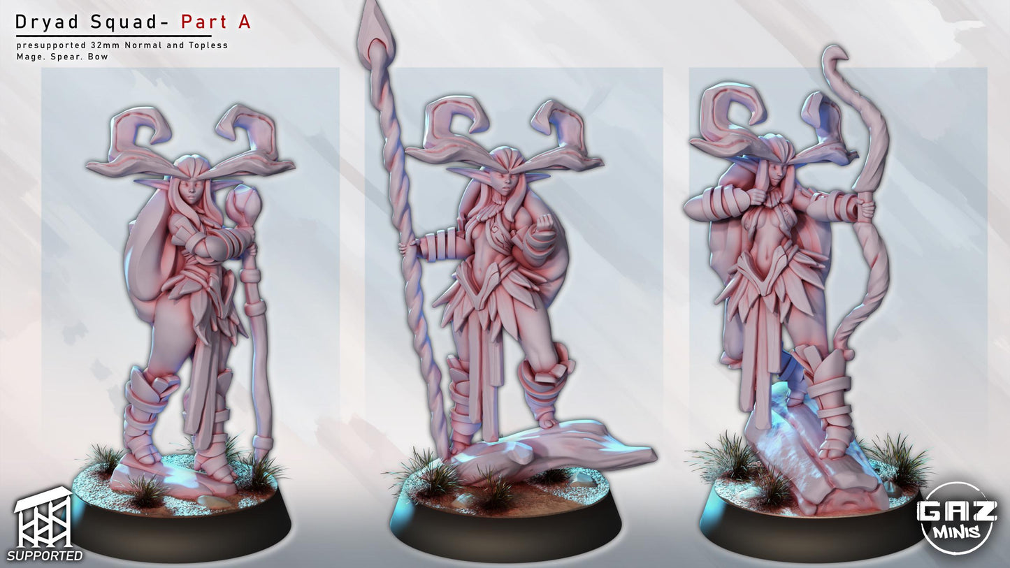 Dryad Squad Miniature Bundle | Gaz Minis