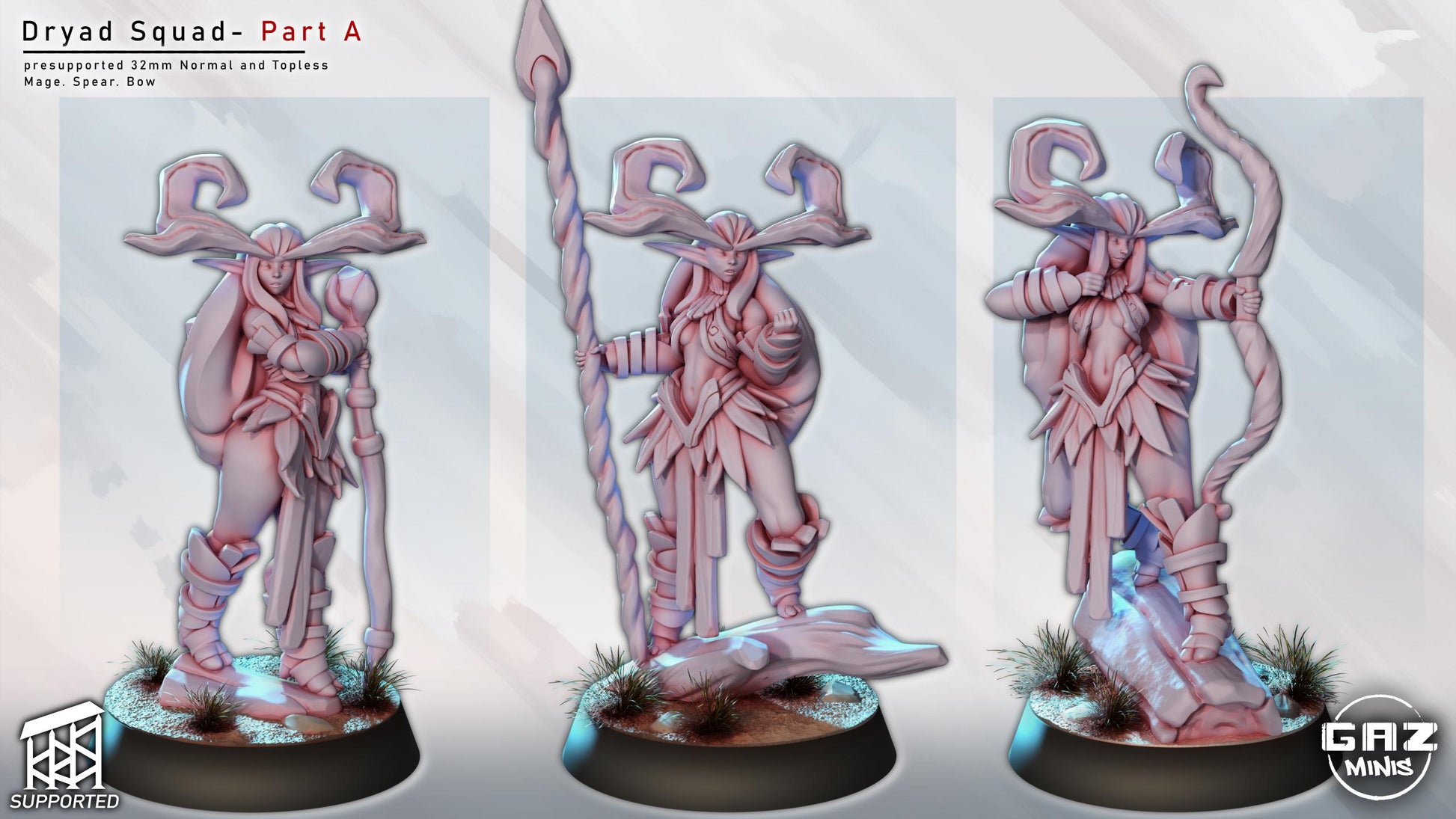 Dryad Squad Miniature Bundle | Gaz Minis