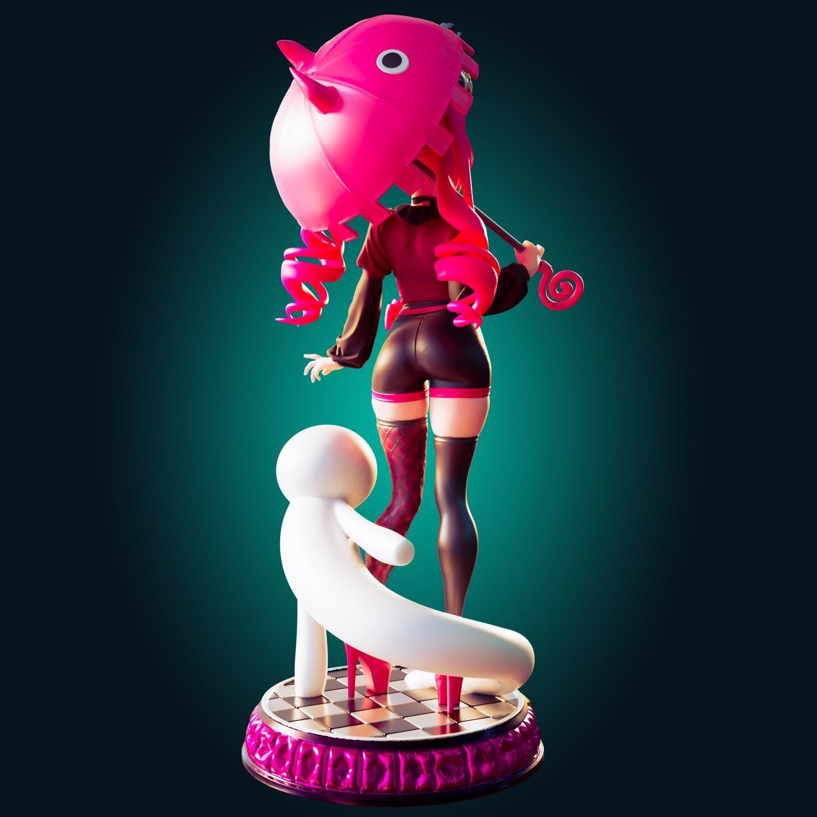 Ghost Girl Model Kit | 3D Resin Print Figurine | Officer Rhu