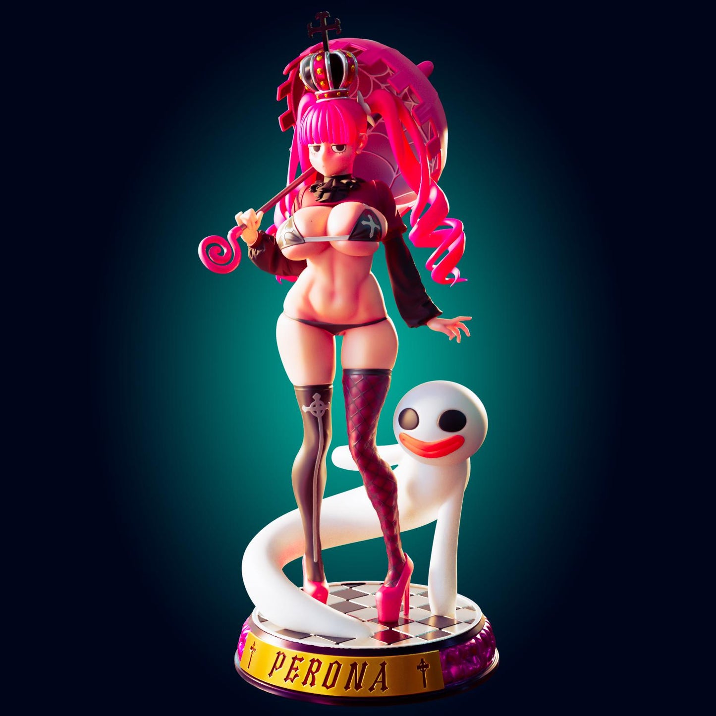 Ghost Girl Model Kit | 3D Resin Print Figurine | Officer Rhu