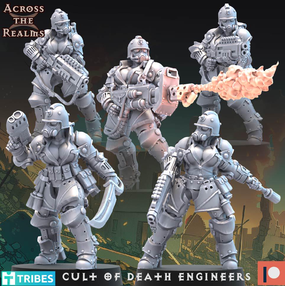 Cult of Death Engineers Miniatures | Across the Realms