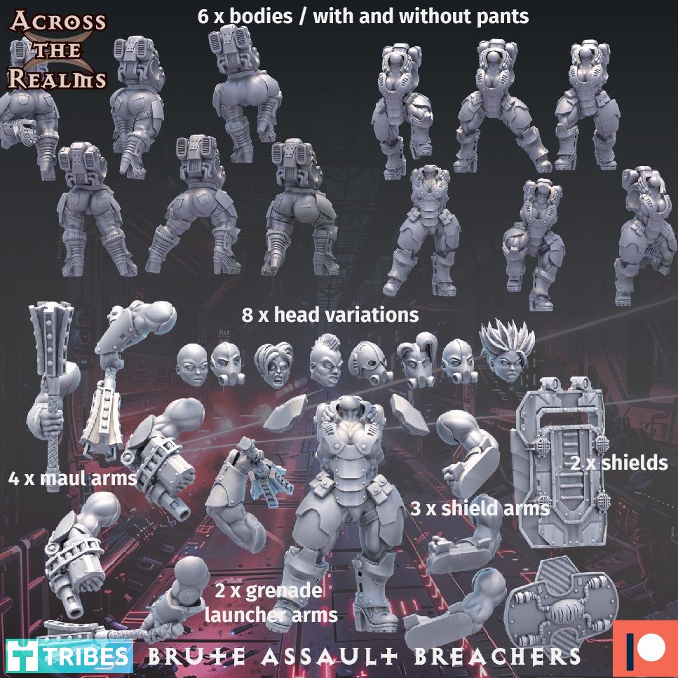 Brute Assault Breacher Miniatures | Across the Realms