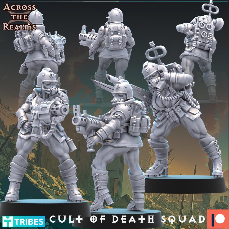 Cult of Death Squad Miniatures | Across the Realms