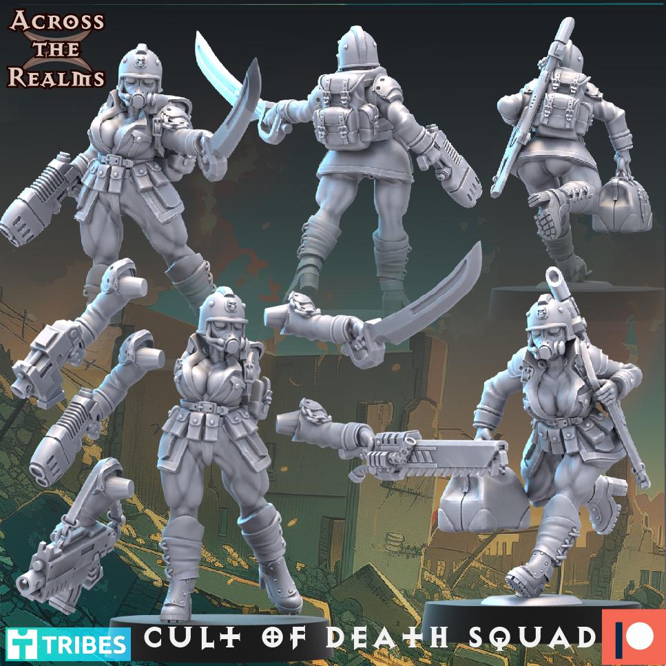 Cult of Death Squad Miniatures | Across the Realms