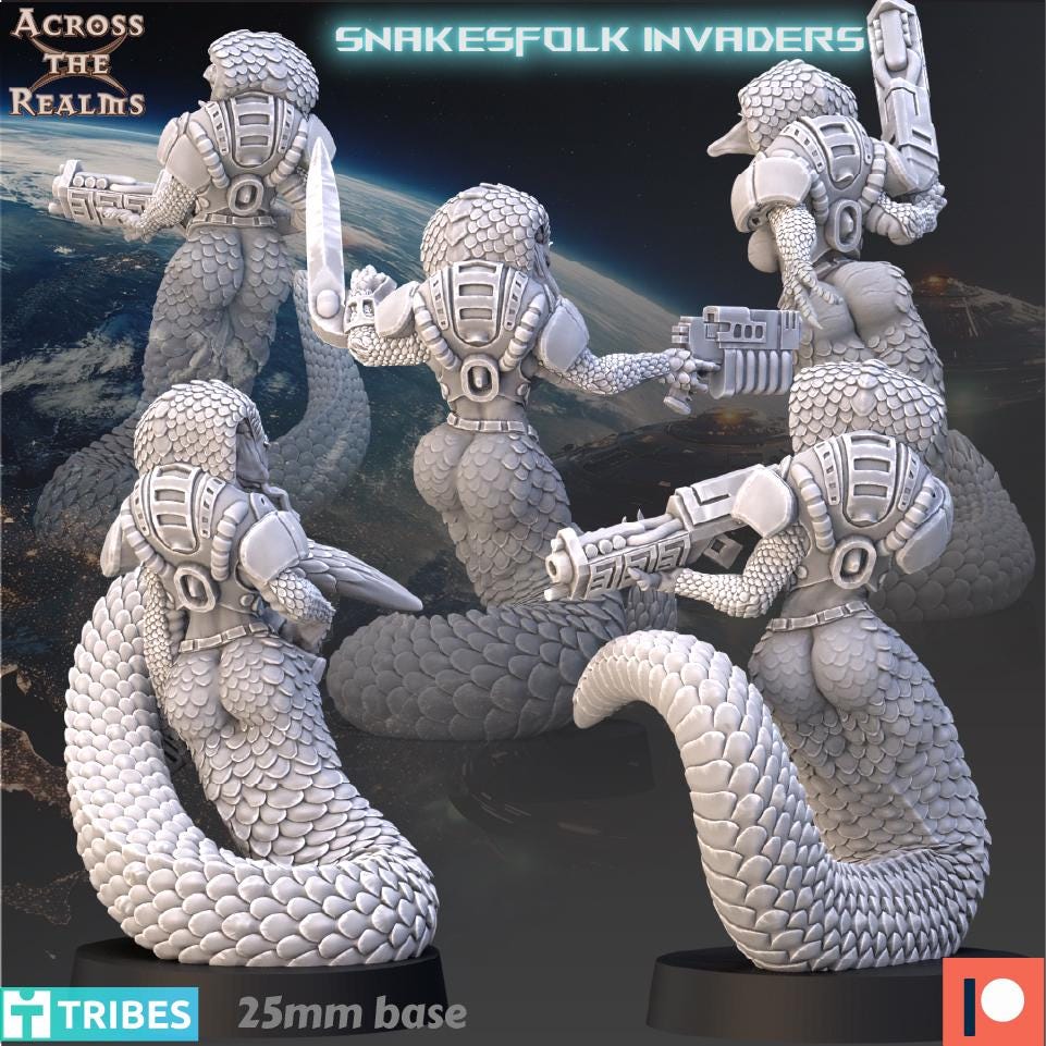 Snakesfolk Invader Miniature Bundle | Across the Realms