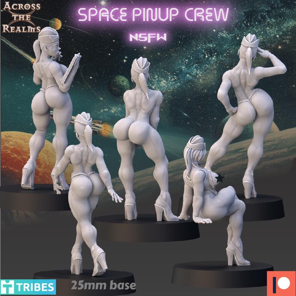 Space Pinup Crew Miniatures | Across the Realms