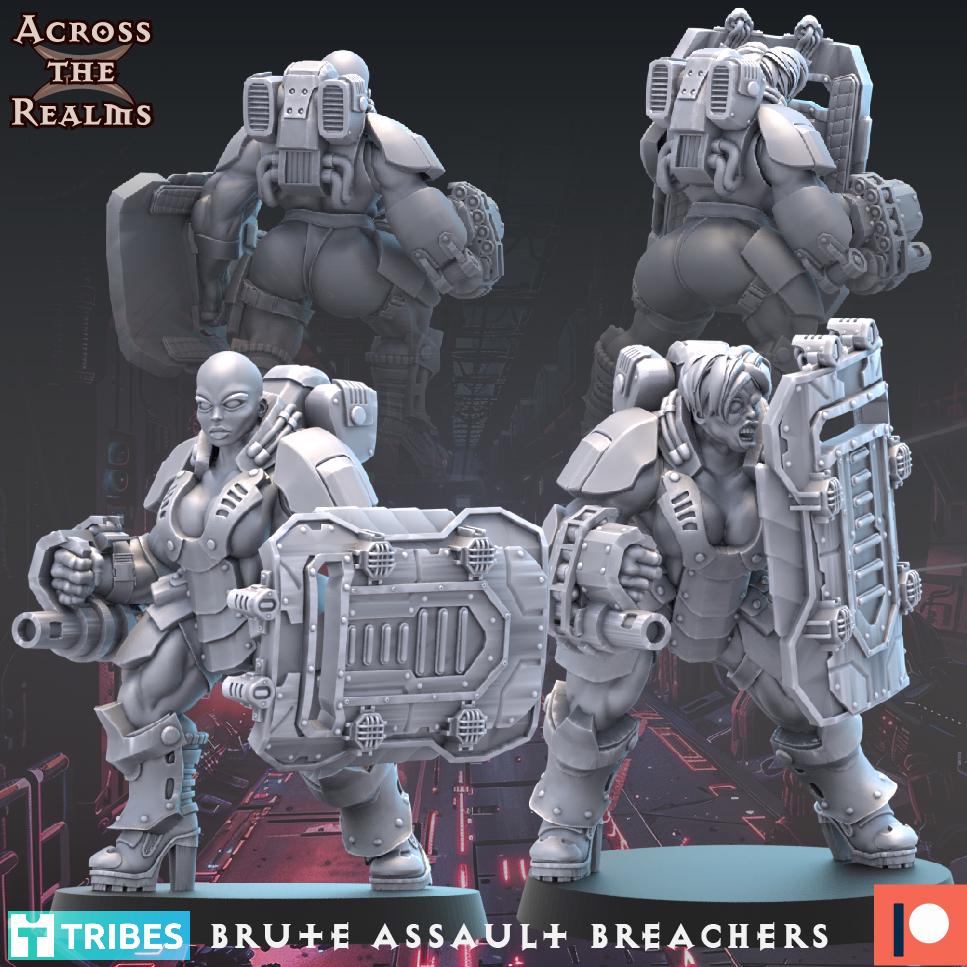 Brute Assault Breacher Miniatures | Across the Realms