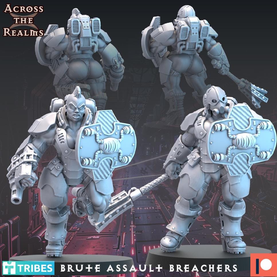 Brute Assault Breacher Miniatures | Across the Realms