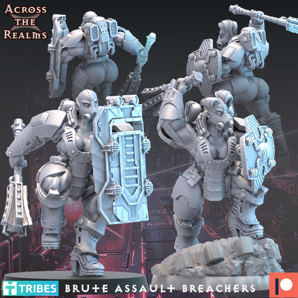 Brute Assault Breacher Miniatures | Across the Realms