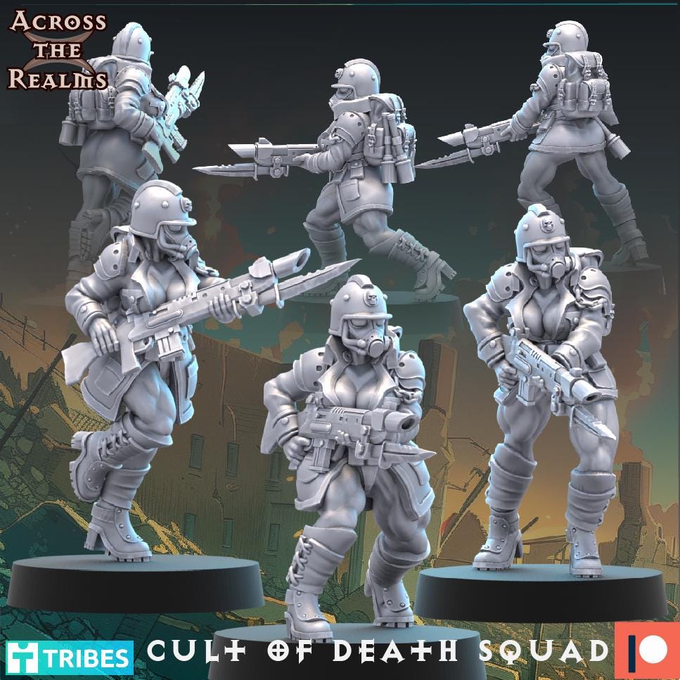 Cult of Death Squad Miniatures | Across the Realms