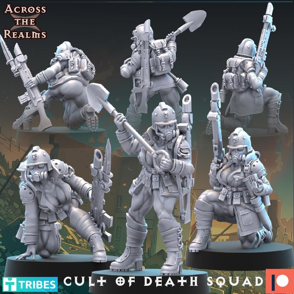 Cult of Death Squad Miniatures | Across the Realms