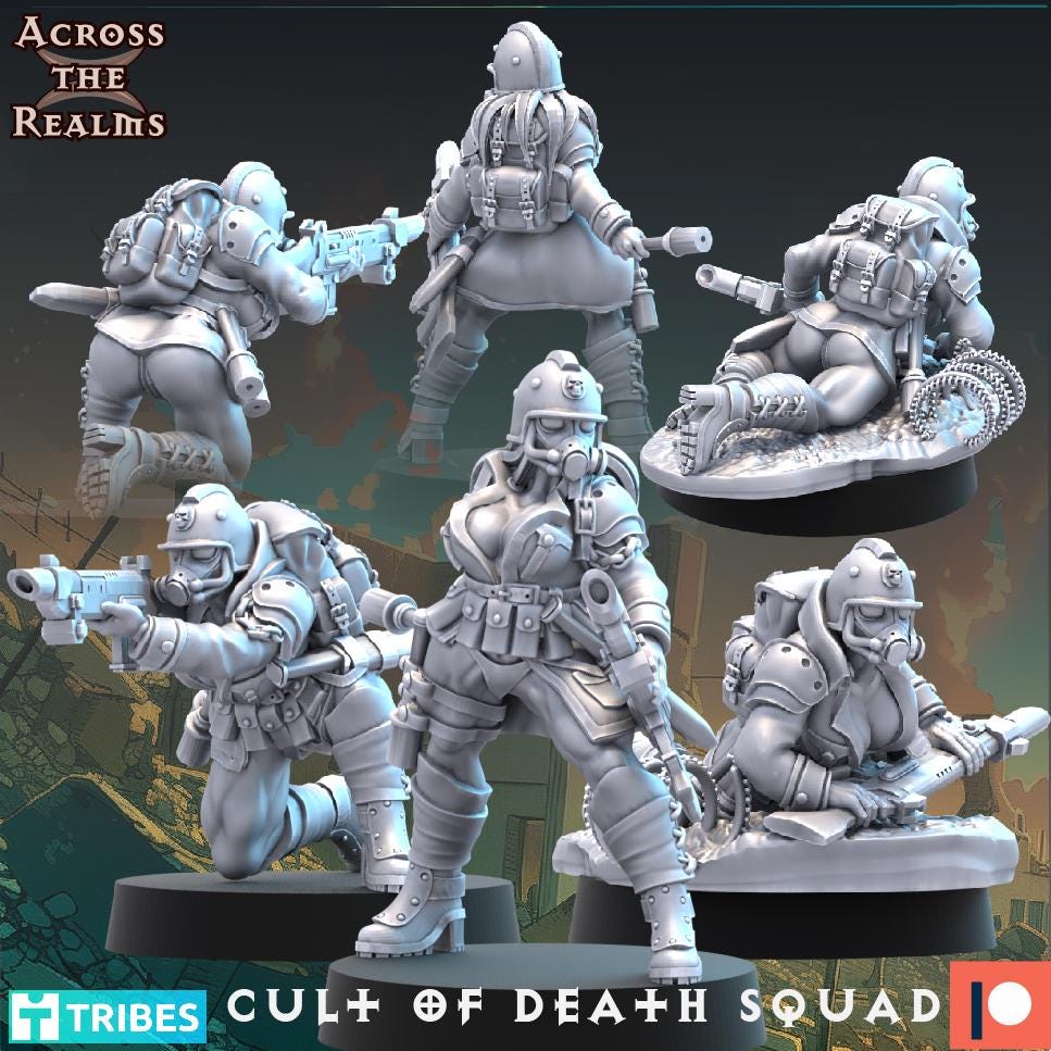 Cult of Death Squad Miniatures | Across the Realms