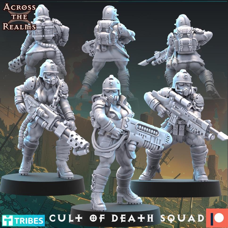 Cult of Death Squad Miniatures | Across the Realms