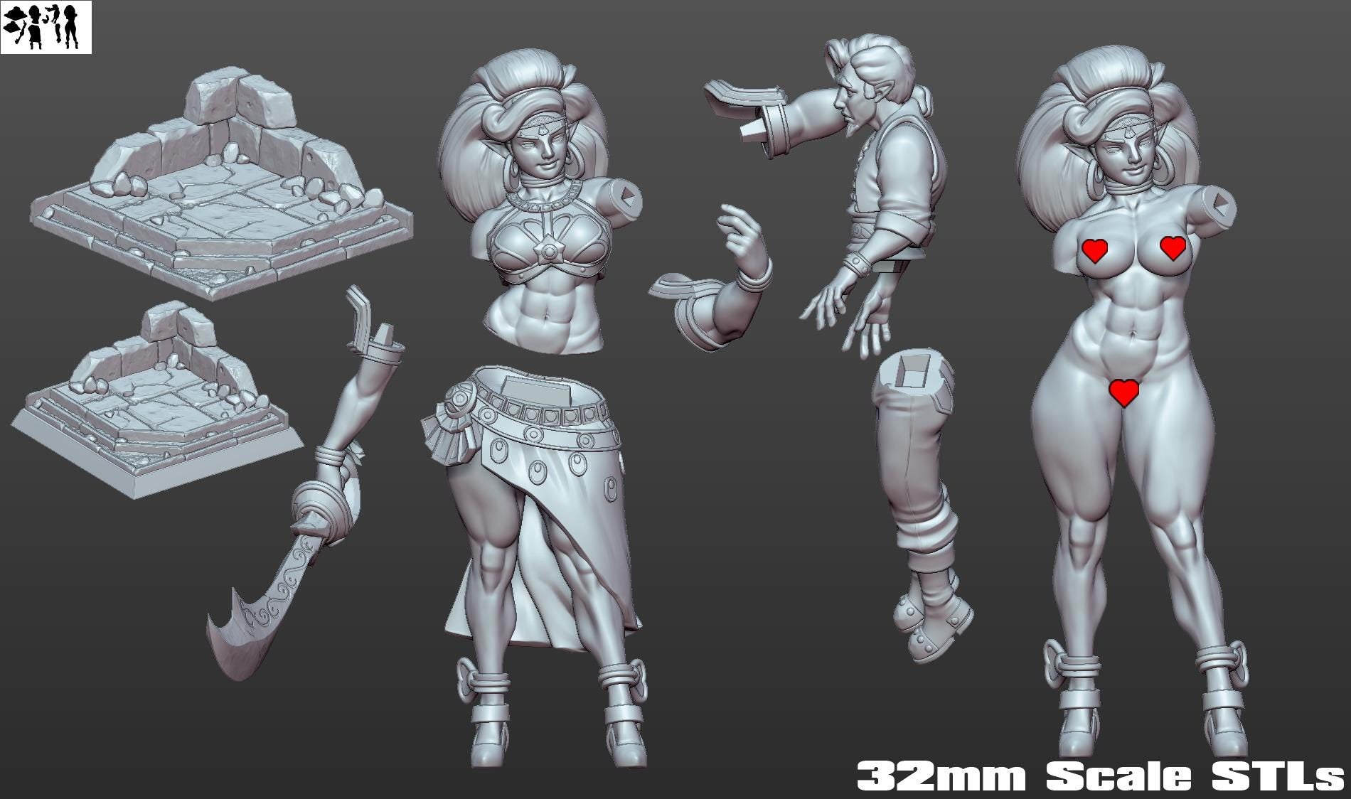 Amazon Lady Miniature | Gaz Minis