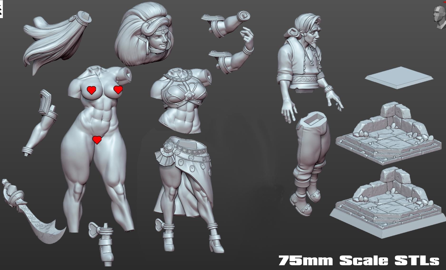 Amazon Lady Miniature | Gaz Minis