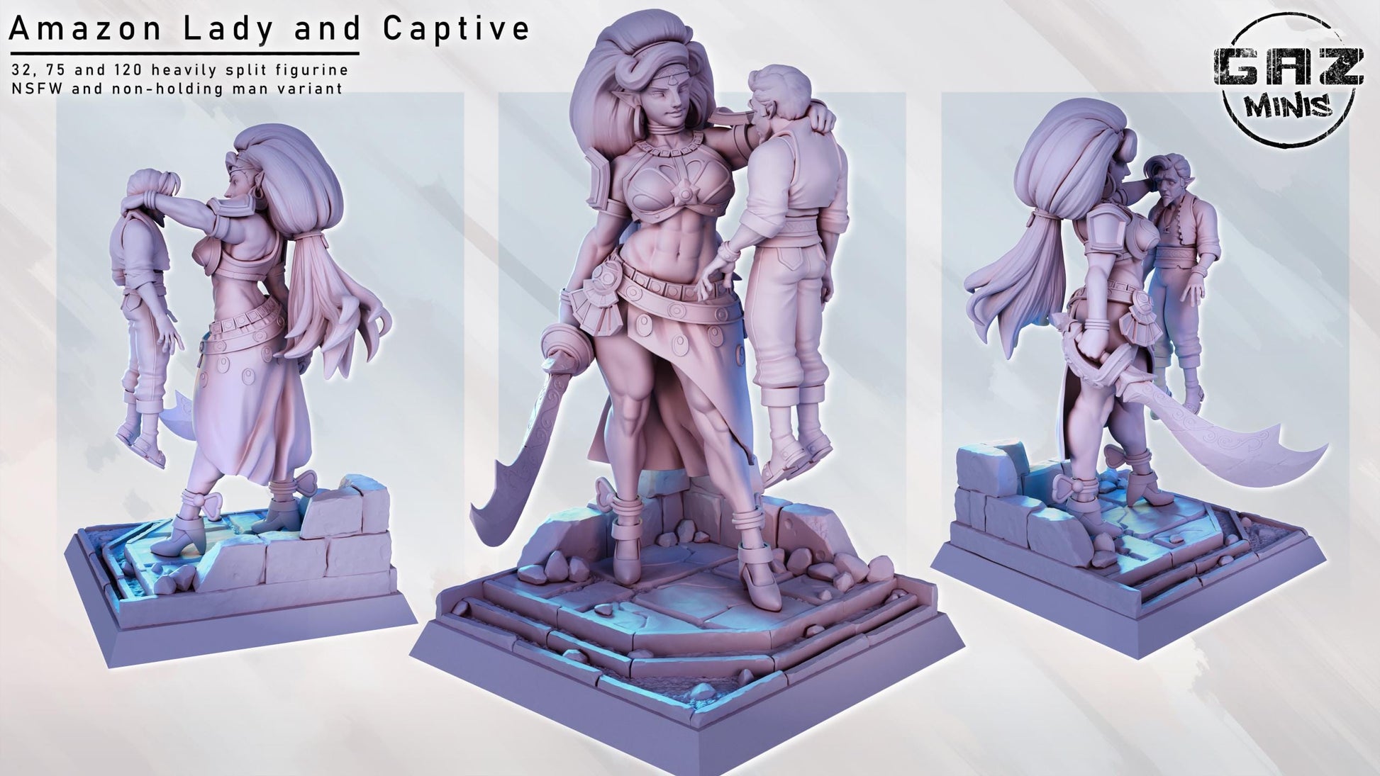 Amazon Lady Miniature | Gaz Minis