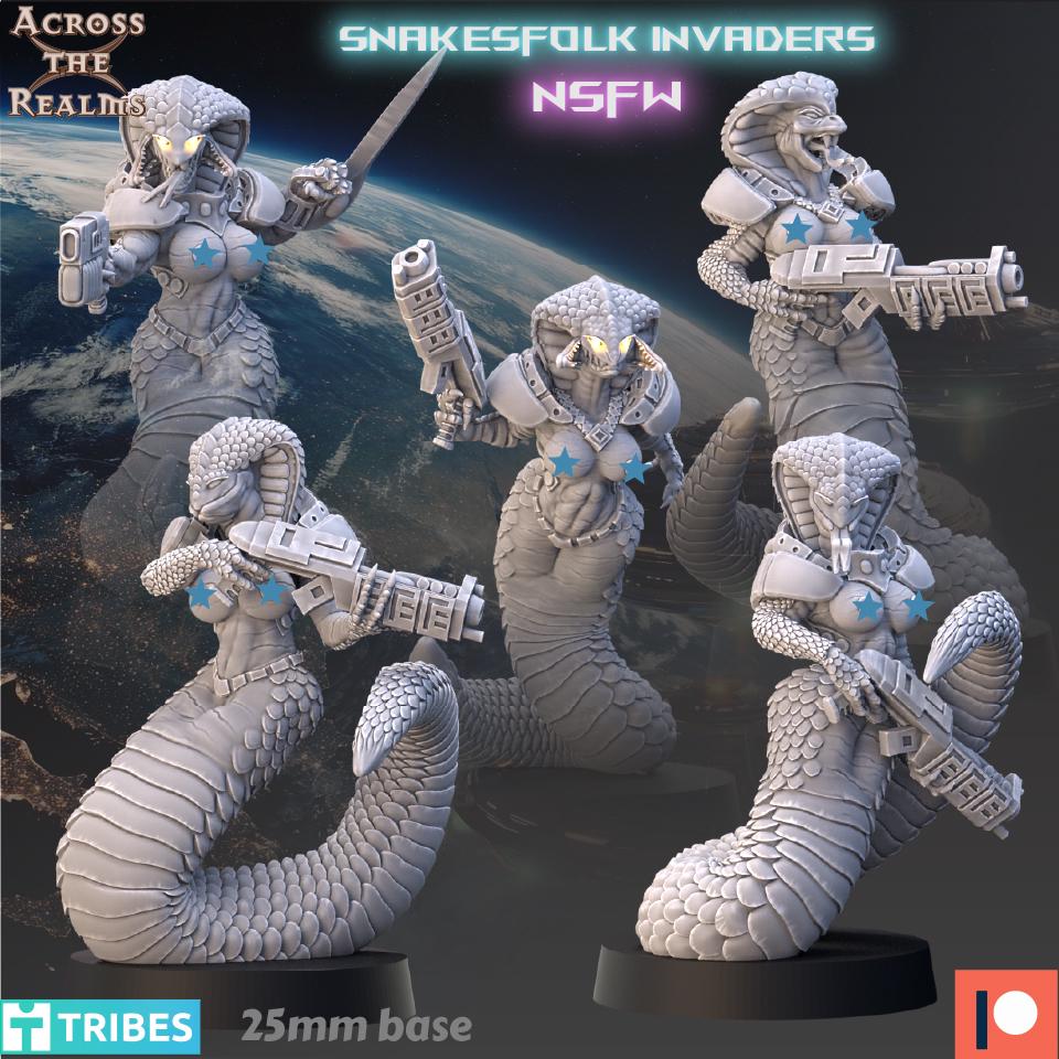 Snakesfolk Invader Miniature Bundle | Across the Realms
