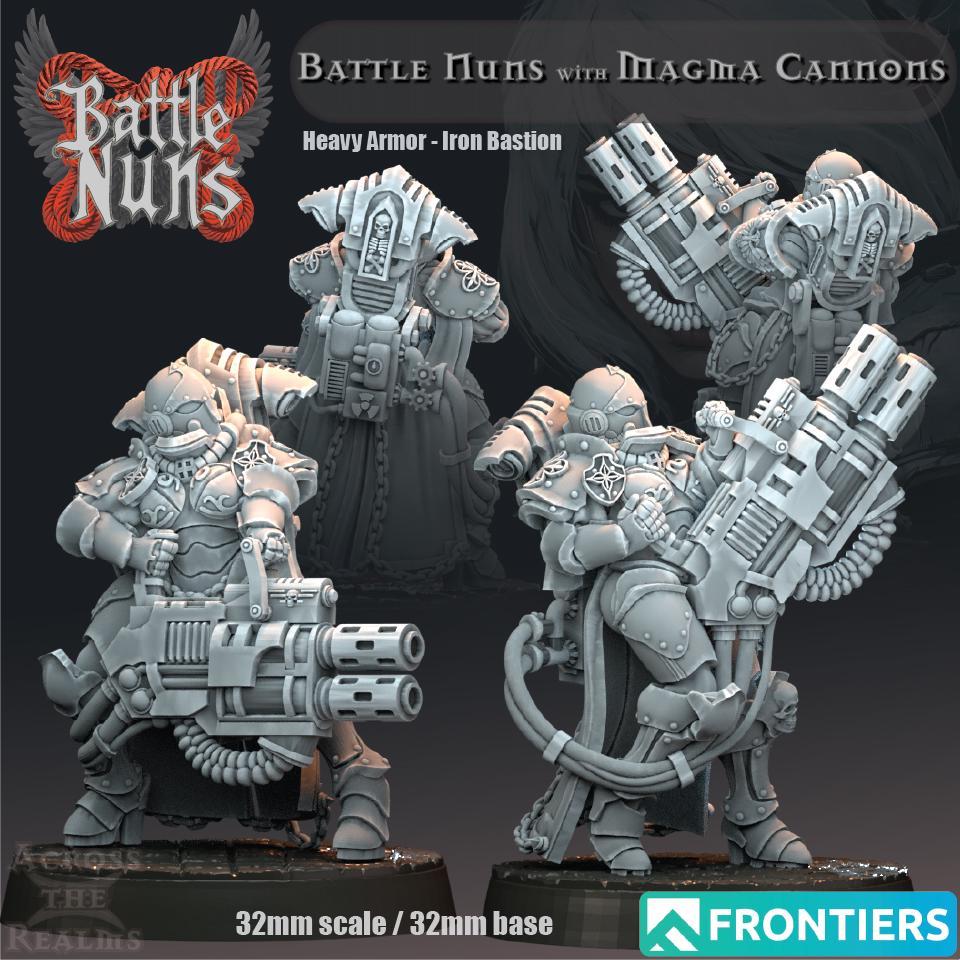 Battle Nun Miniatures | Across the Realms